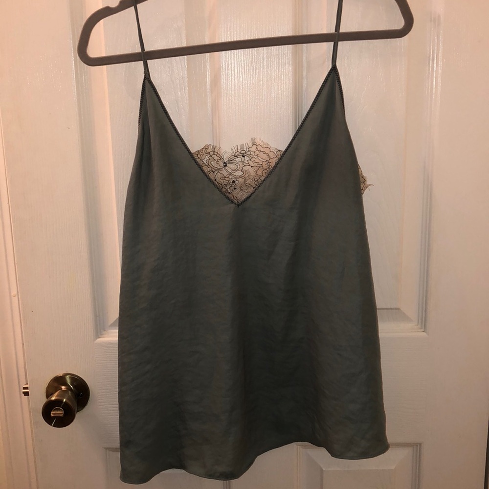 Free People Deep V bandeau cami